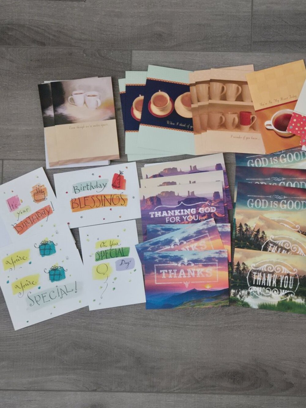 Lot of 50 (+2 Bonus Postcards) New Assorted Greeting Cards DaySpring Unused